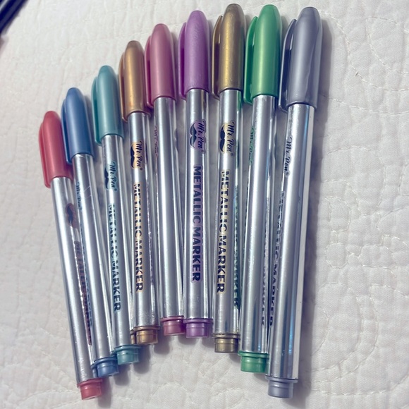 Mr. Pen- Metallic Paint Markers,9 Colors, Metallic Markers/Metallic Pens - Picture 3 of 4